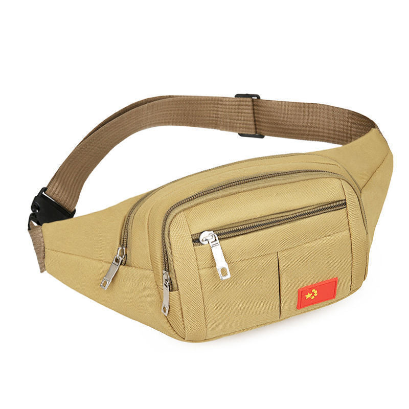 Wholesale Men's waist bag outdoor mountaineering cycling climbing mobile phone bag crossbody chest bag